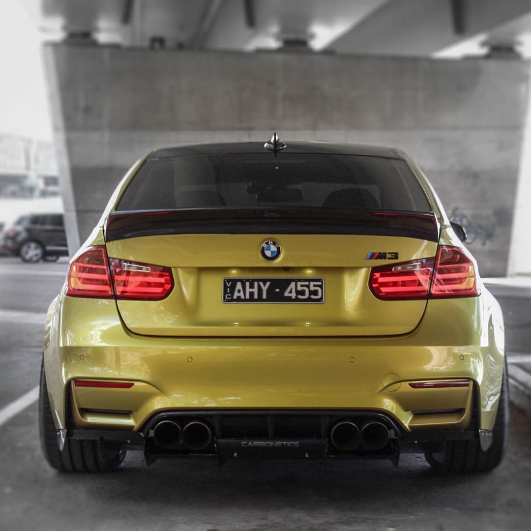 2014-2015 Bmw F30 F35 3 Series Sedan F80 M3 Vorsteiner Style Rear Spoiler Accessories