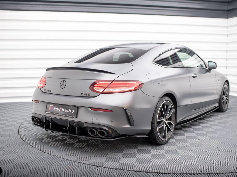 Street Pro Rear Side Splitters Mercedes-AMG C43 Coupe C205 Facelift