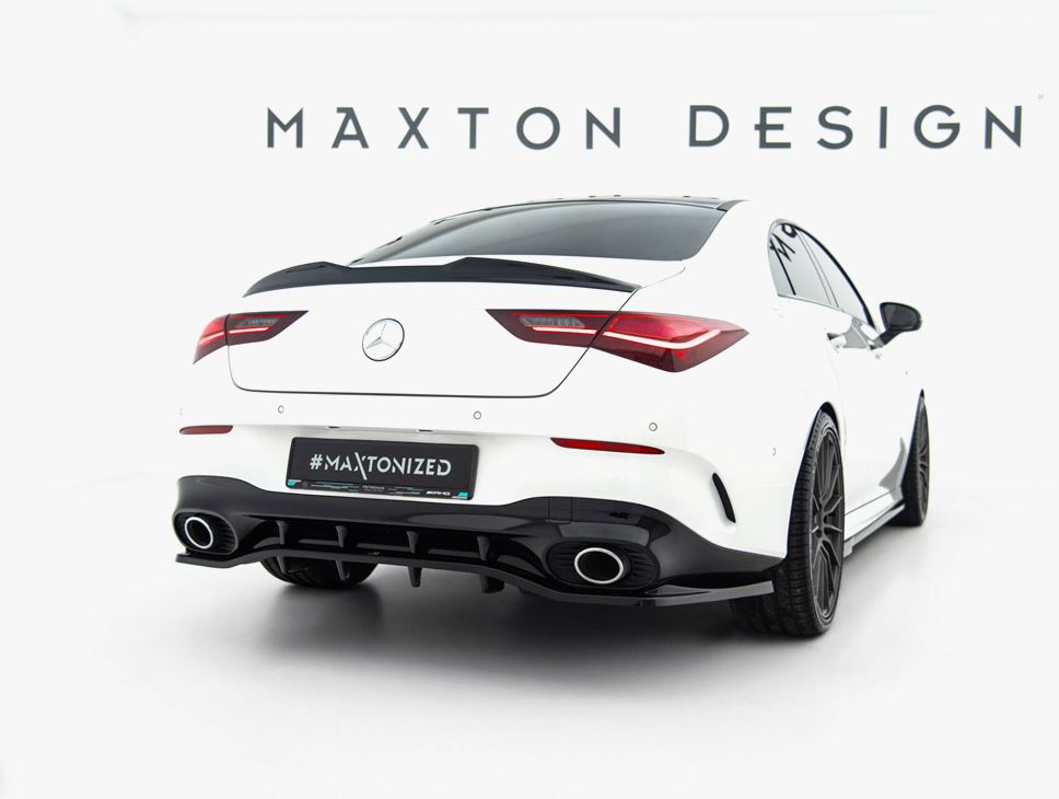 Rear Splitter (Vertical Bars) Mercedes-AMG CLA 35 / 45 Coupe / Shooting Brake C118 Facelift / X118 Facelift