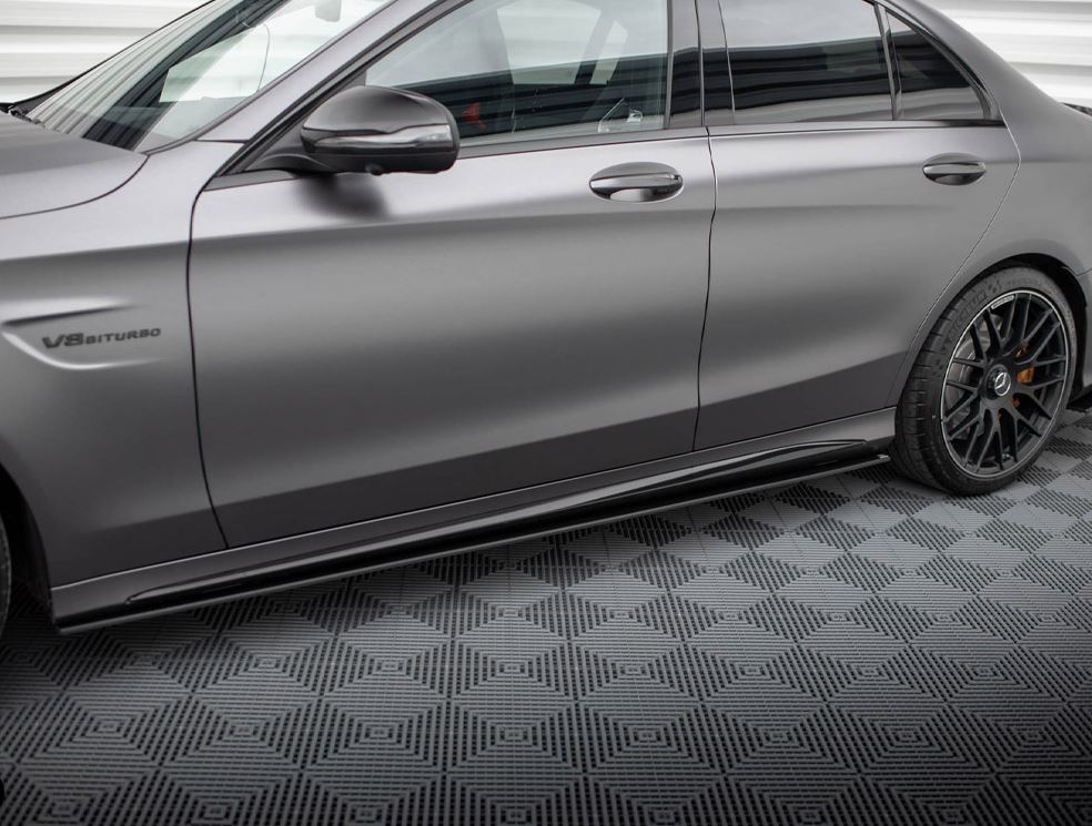 Street PRO Side Skirts Diffusers Mercedes-AMG C63 Sedan / Estate W205 Facelift