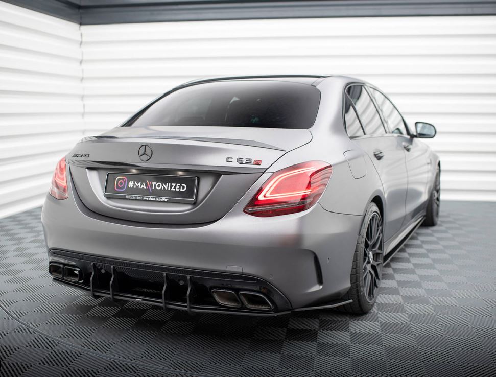 Street Pro Rear Side Splitters Mercedes-AMG C63 Sedan / Estate W205 Facelift