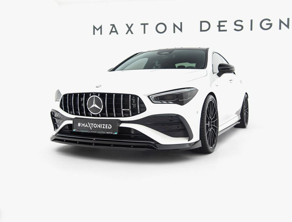 Front Splitter Mercedes-AMG CLA 35 Coupe / Shooting Brake C118 Facelift / X118 Facelift