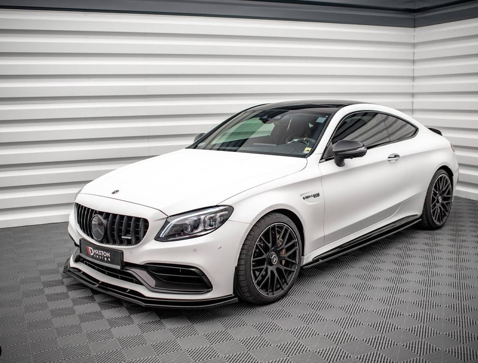 Side Skirts Diffusers V.1 Mercedes-AMG C 63AMG Coupe C205 Facelift