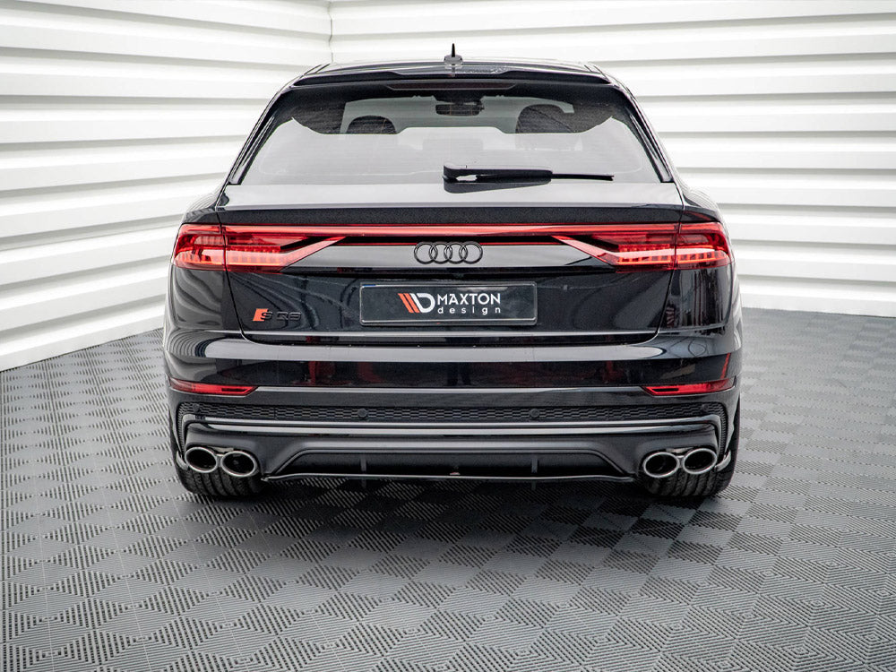 Central Rear Splitter (Vertical Bars) V.1 Audi SQ8 Mk1 - Maxton Design