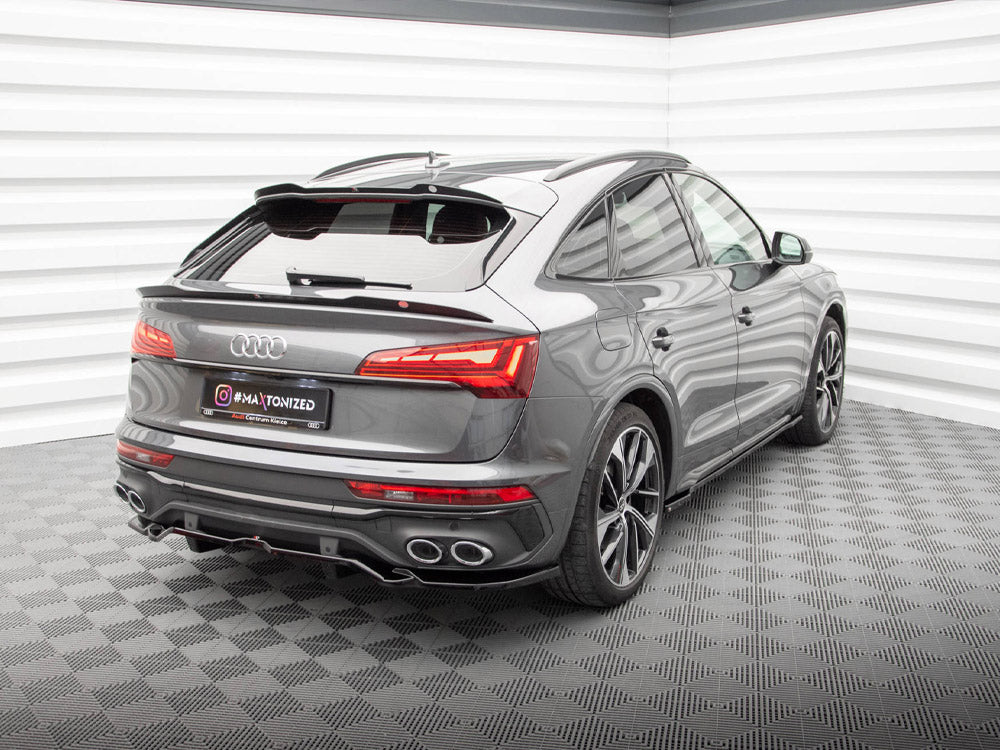 Maxton Design Upper Spoiler Cap Audi SQ5 / Q5 S-Line Sportback Mk2 Facelift - Maxton Design