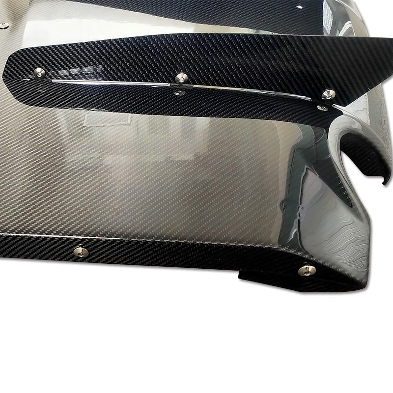 19- A90 Supra Gr Varis Arising-I Style Rear Diffuser W. Fins 7Pcs