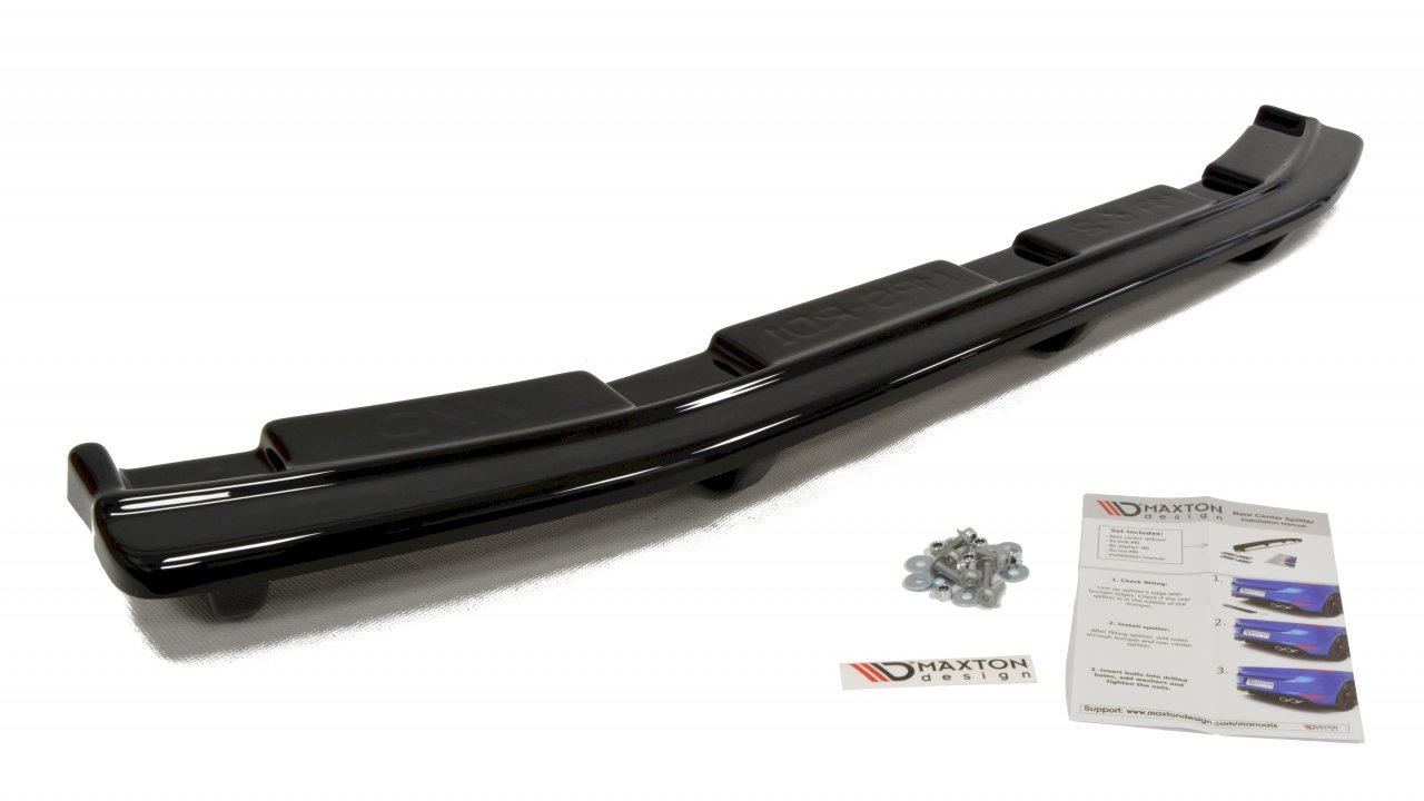 Central Rear Splitter Mazda 3 Mk2 Mps (With Vertical Bars)