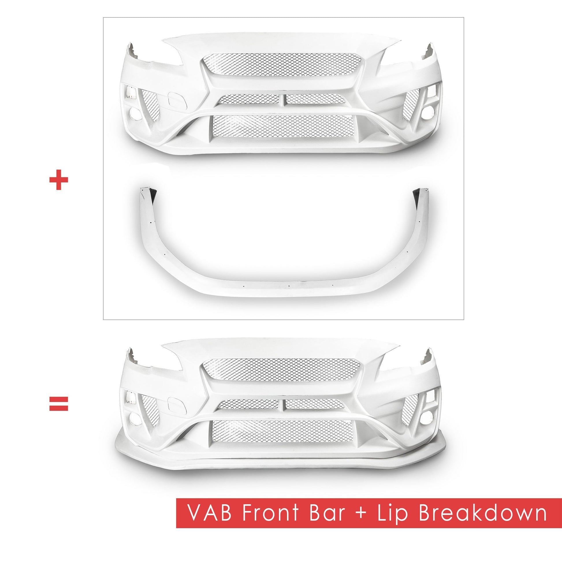 Subaru Impreza Va Wrx S4 & Sti Sedan Varis Arising Ii Style Front Bumper Accessories
