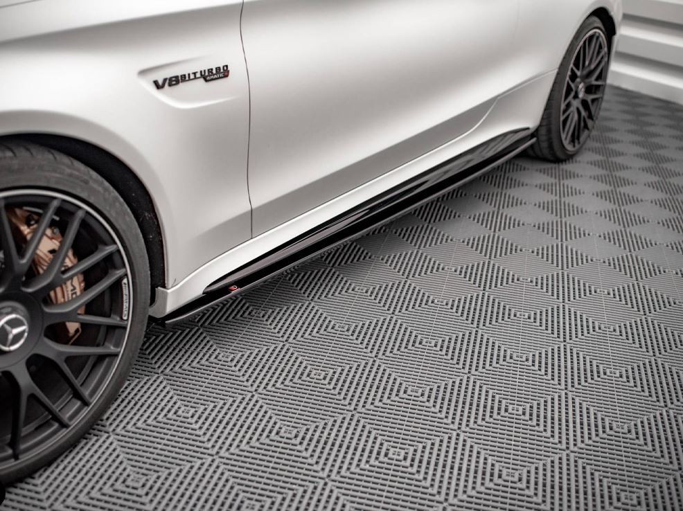 Side Skirts Diffusers V.1 Mercedes-AMG C 63AMG Coupe C205 Facelift