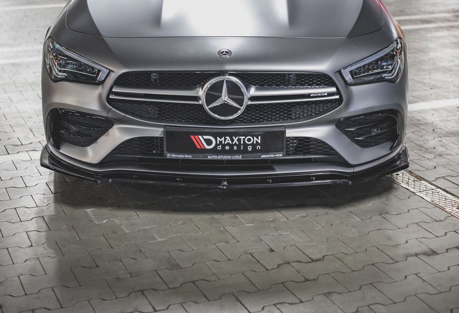 Front Splitter V.2 Mercedes-AMG CLA 35 Aero C118 - Textured