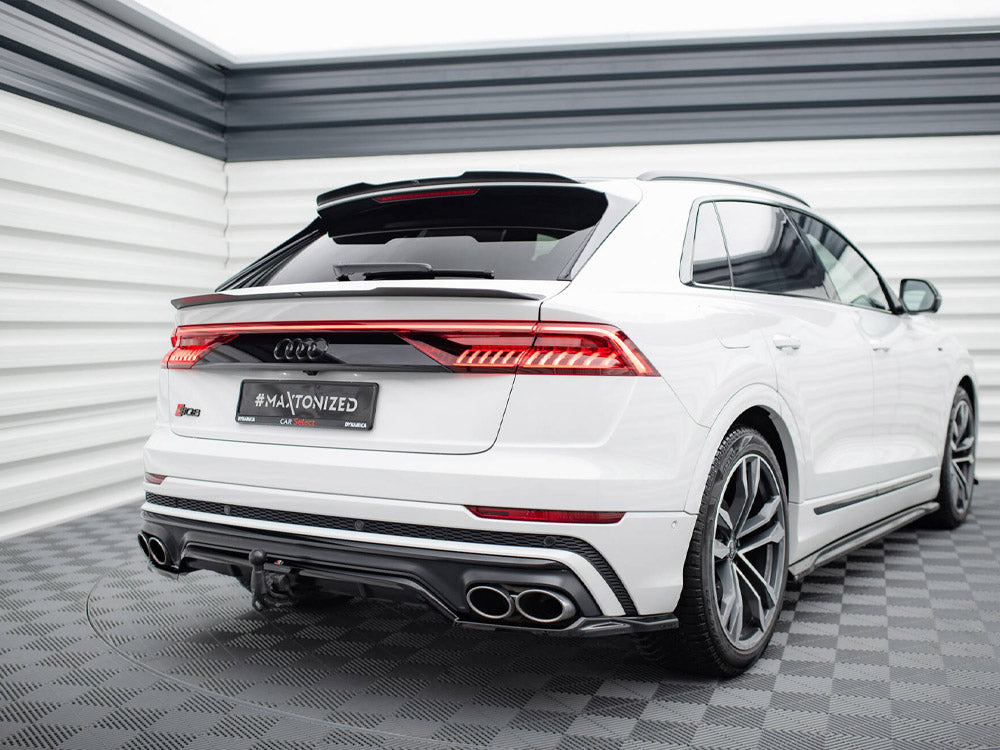 Central Rear Splitter (Vertical Bars) V.2 Audi SQ8 Mk1 - Maxton Design