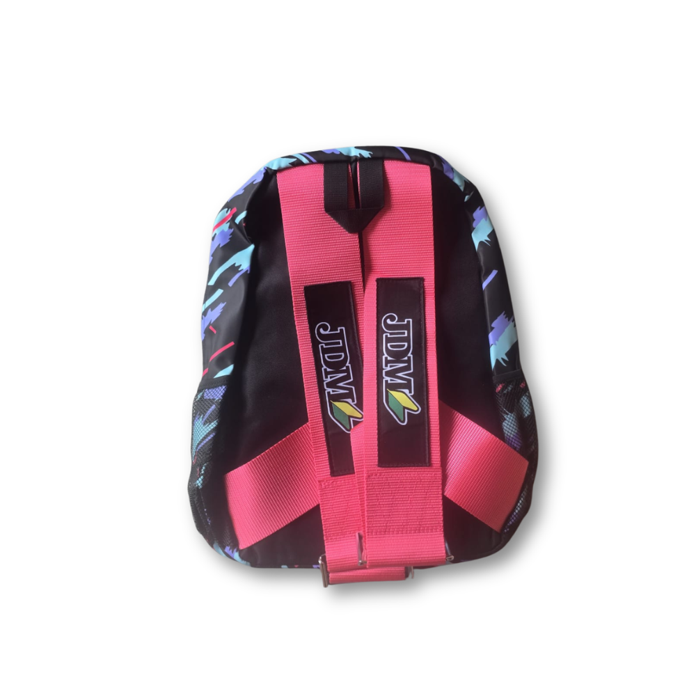 HKS Backpack Black With Pink Straps