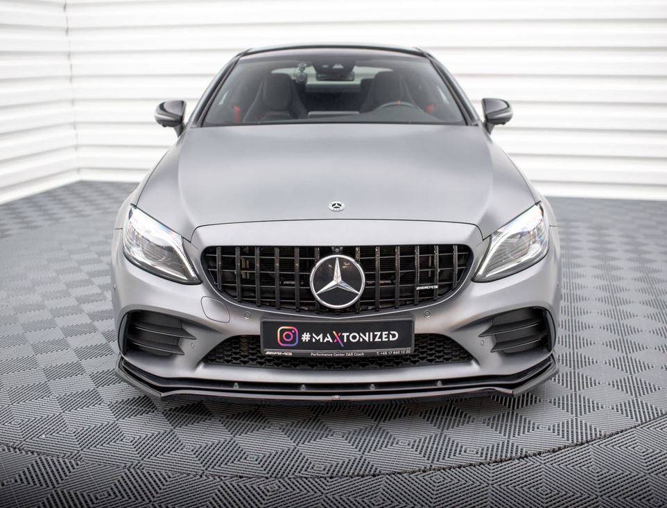 Front Splitter V.1 Mercedes-AMG C43 Coupe / Sedan / Estate C205 / W205 / S205 Facelift