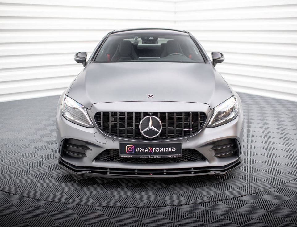 Front Splitter V.2 Mercedes-AMG C43 Coupe / Sedan / Estate C205 / W205 / S205 Facelift