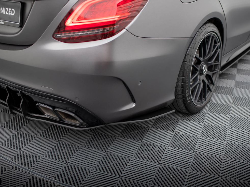 Street Pro Rear Side Splitters Mercedes-AMG C63 Sedan / Estate W205 Facelift