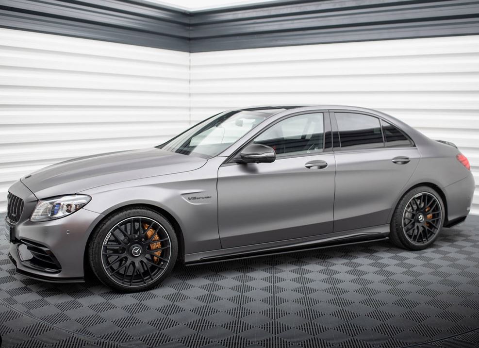 Street PRO Side Skirts Diffusers Mercedes-AMG C63 Sedan / Estate W205 Facelift