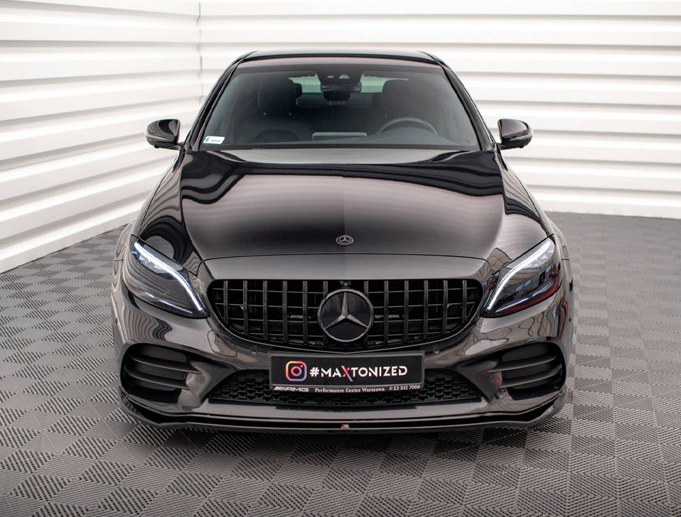Front Splitter V.1 Mercedes-Benz C AMG Line Sedan / Coupe / Estate W205 / C205 / S205 Facelift