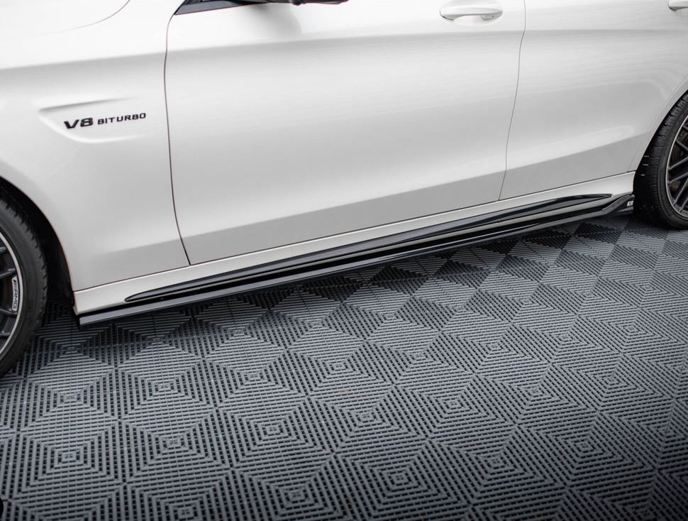 Side Skirts Diffusers V.2 Mercedes-AMG C63 Sedan / Estate W205 / S205