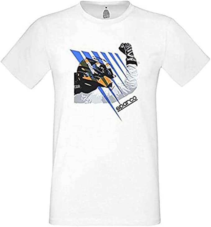 Sparco T-Shirt Driver BI TG - White