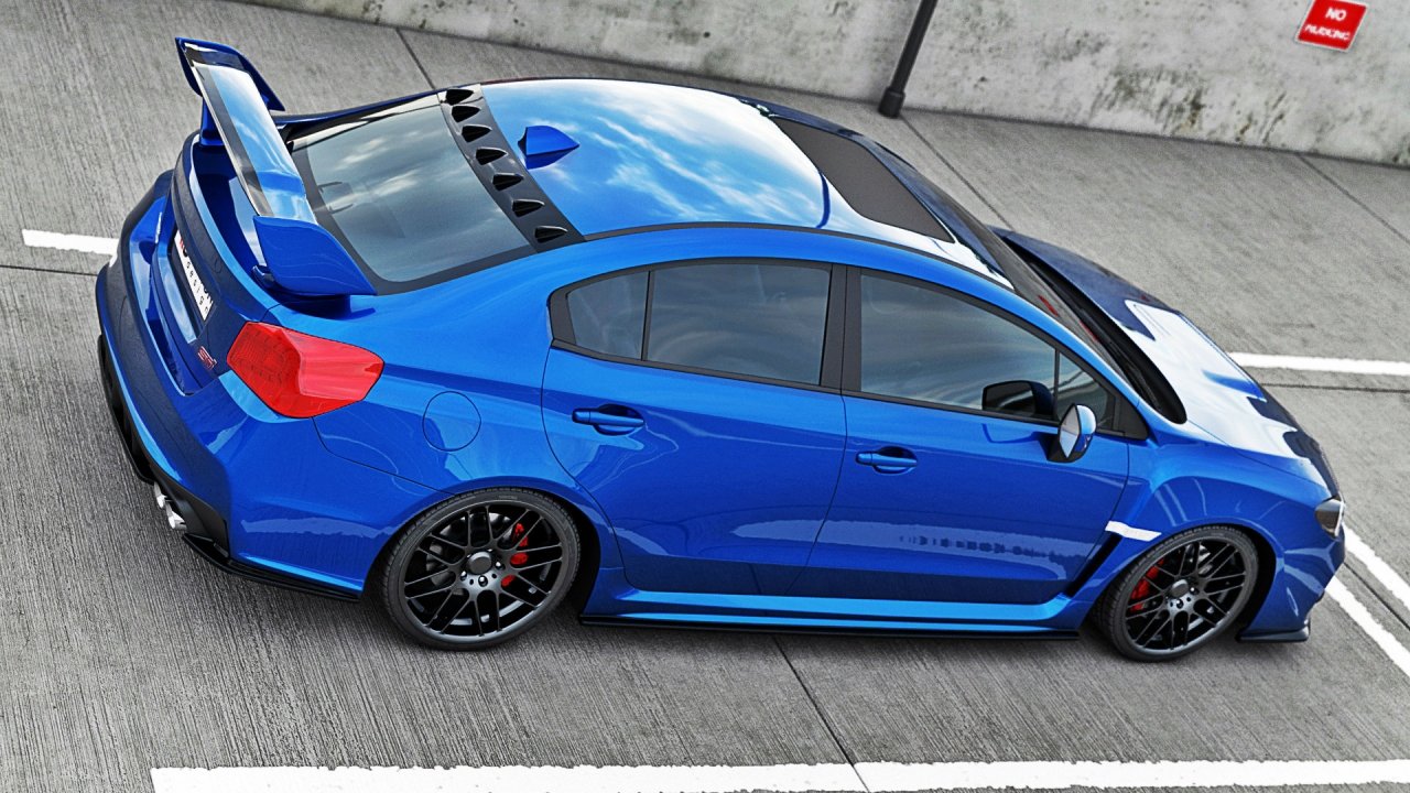 Side Skirts Diffusers Subaru Wrx Sti