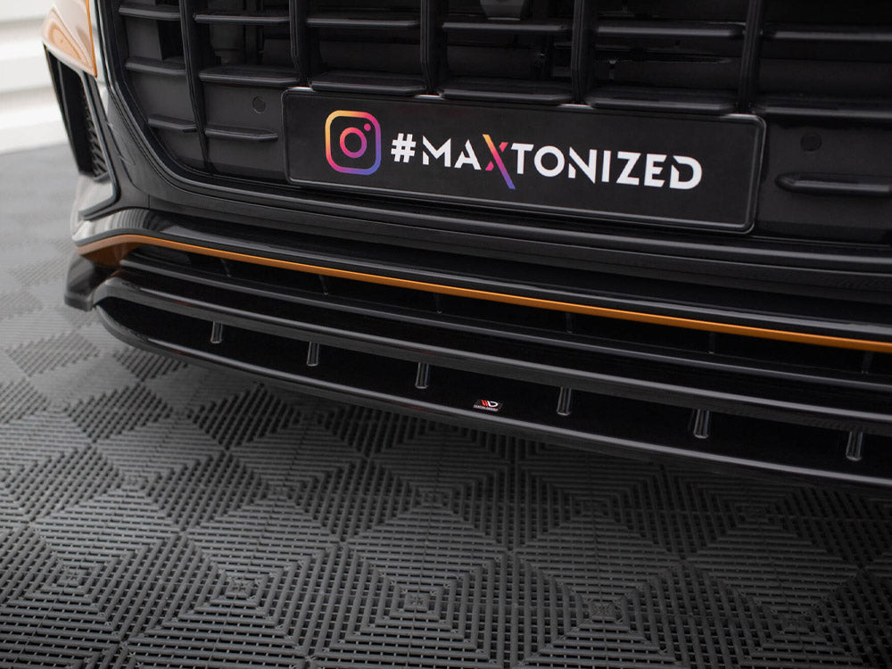 Front Splitter V.1 Audi Q8 S-Line / SQ8 Mk1 - Maxton Design