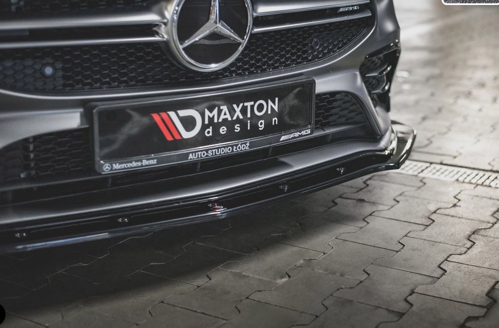 Front Splitter V.2 Mercedes-AMG CLA 35 Aero C118 - Textured