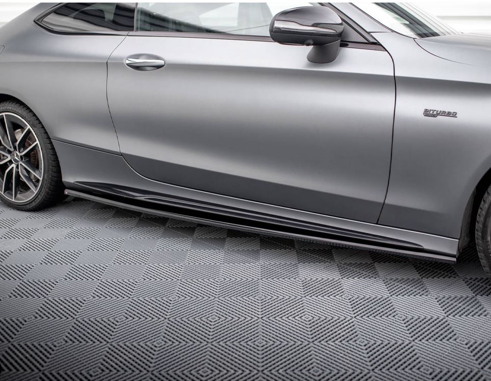 Side Skirts Diffusers Mercedes-AMG C43 Coupe C205 Facelift