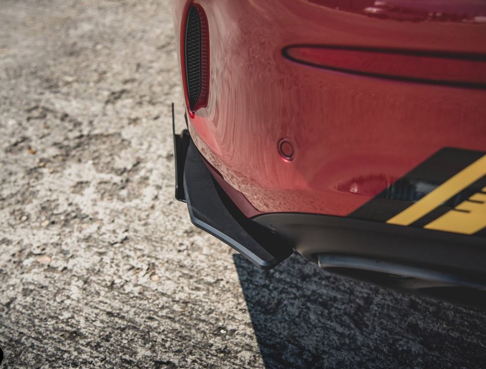 Street PRO Rear Side Splitters + Flaps Mercedes - AMG C43 Coupe C205