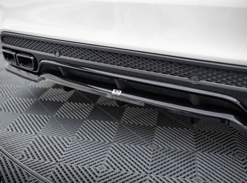Rear Splitter (Vertical Bars) Mercedes-AMG C63 Sedan / Estate W205 / S205