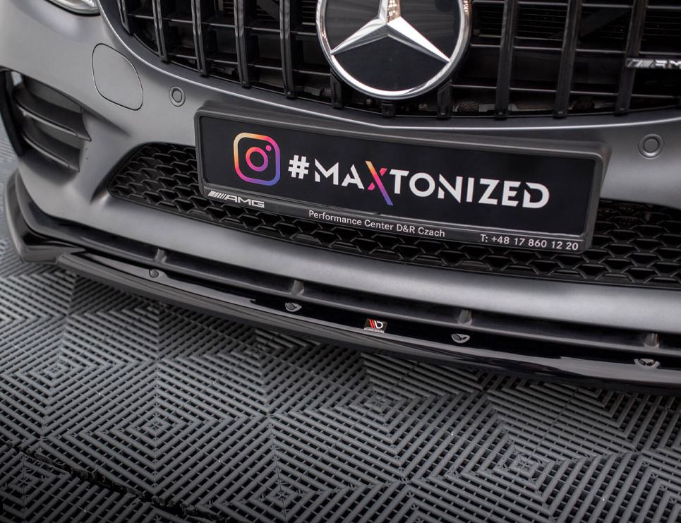 Front Splitter V.2 Mercedes-AMG C43 Coupe / Sedan / Estate C205 / W205 / S205 Facelift