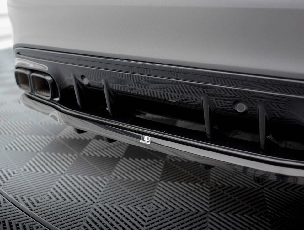Rear Splitter (Vertical Bars) Mercedes-AMG C63 Sedan / Estate W205 Facelift