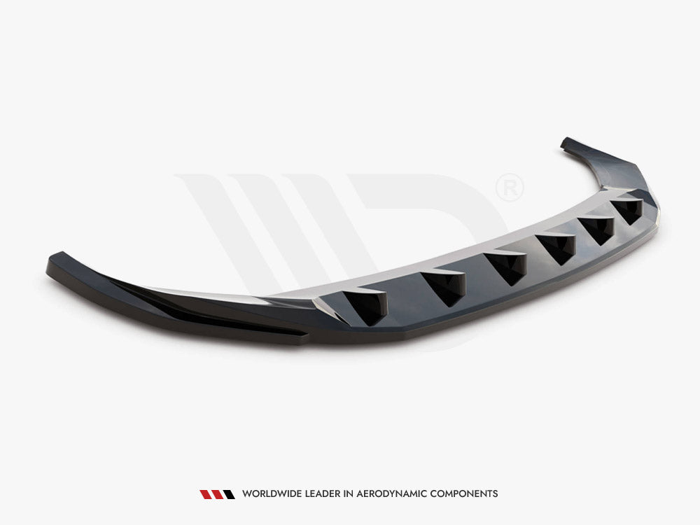 Front Splitter V.2 Audi SQ5 / Q5 S-Line SUV / Sportback Mk2 Facelift - Maxton Design