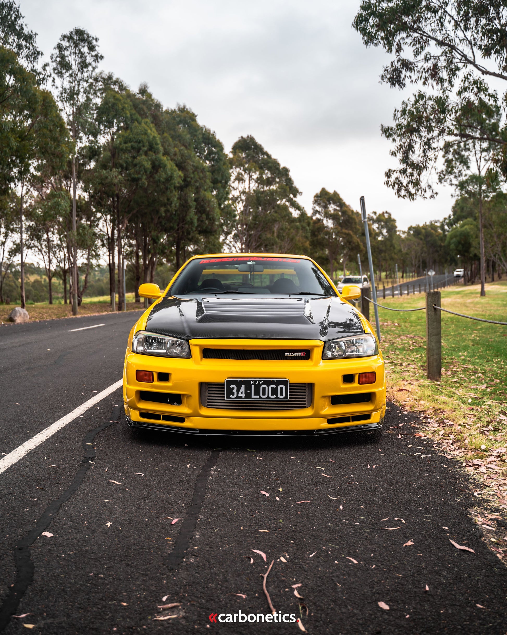 1999-2000 Nissan Skyline R34 Gtt 2D 4D Gtr-Conversion-Ns- Bonnet Accessories