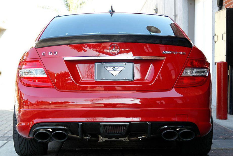 2008-2013 Mercedes Benz W204 C63 Sedan Vorsteiner Style Trunk Spoiler Accessories