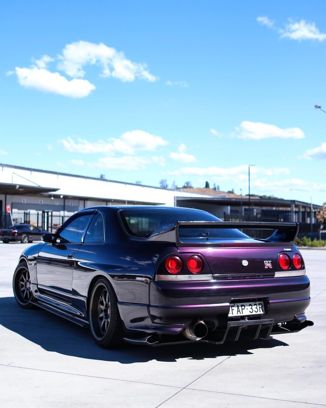 1995-1998 Nissan Skyline R33 Gtr Ts Type2 Rear Diffuser W/ Metal Fitting Accessories (5Pcs)