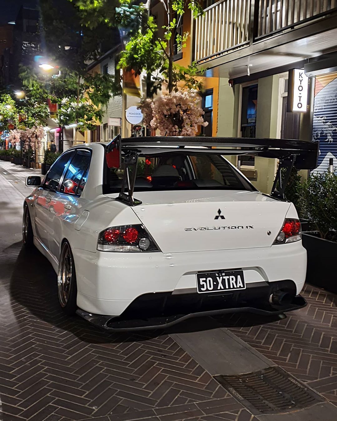 2006-2007 Mitsubishi Evolution 9 Jdm Vt Rear Diffuser W/ Metal Fitting Kit Accessories