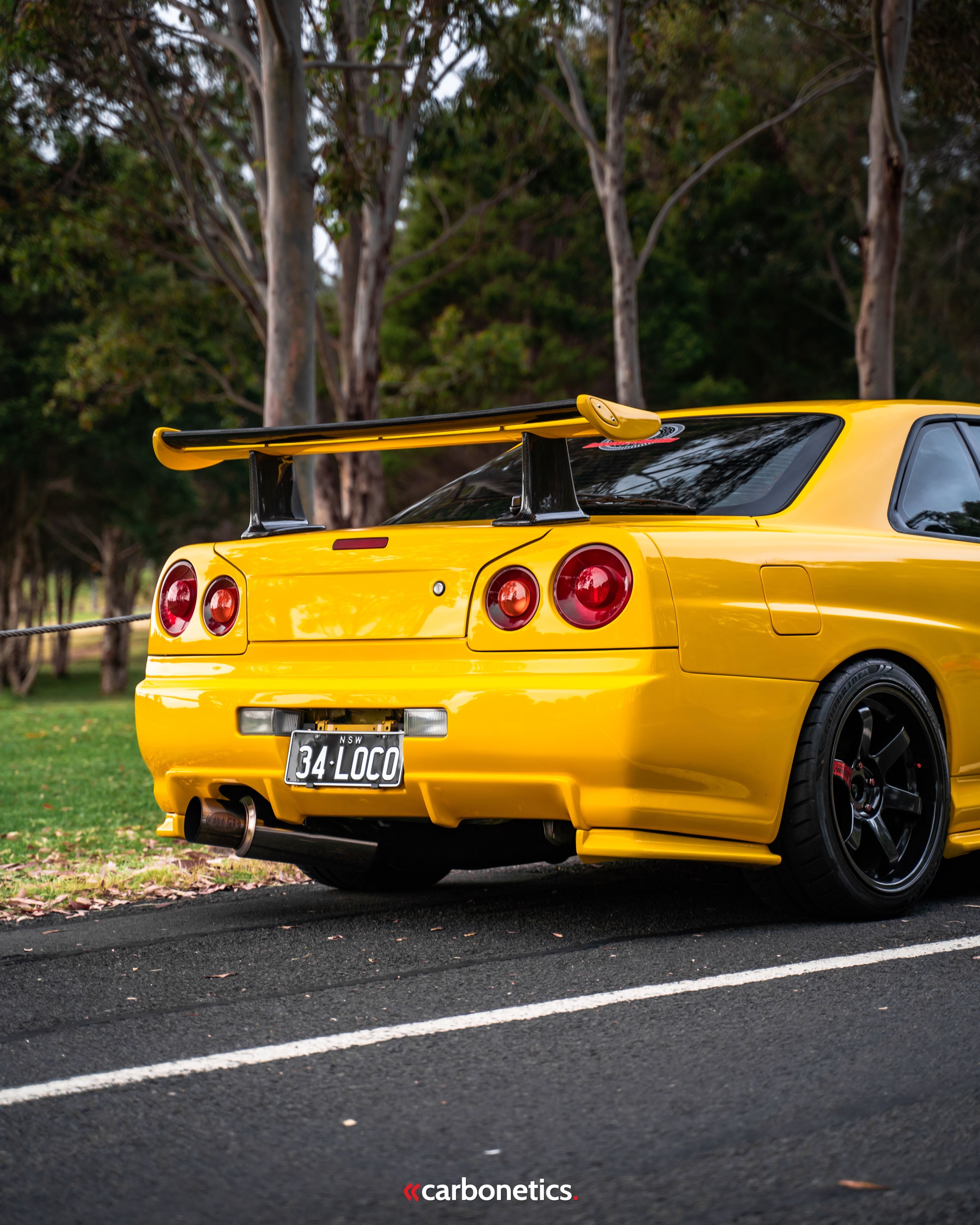1999-2002 Nissan Skyline R34 Gtt East Bear Style Gtr Rear Bumper Accessories
