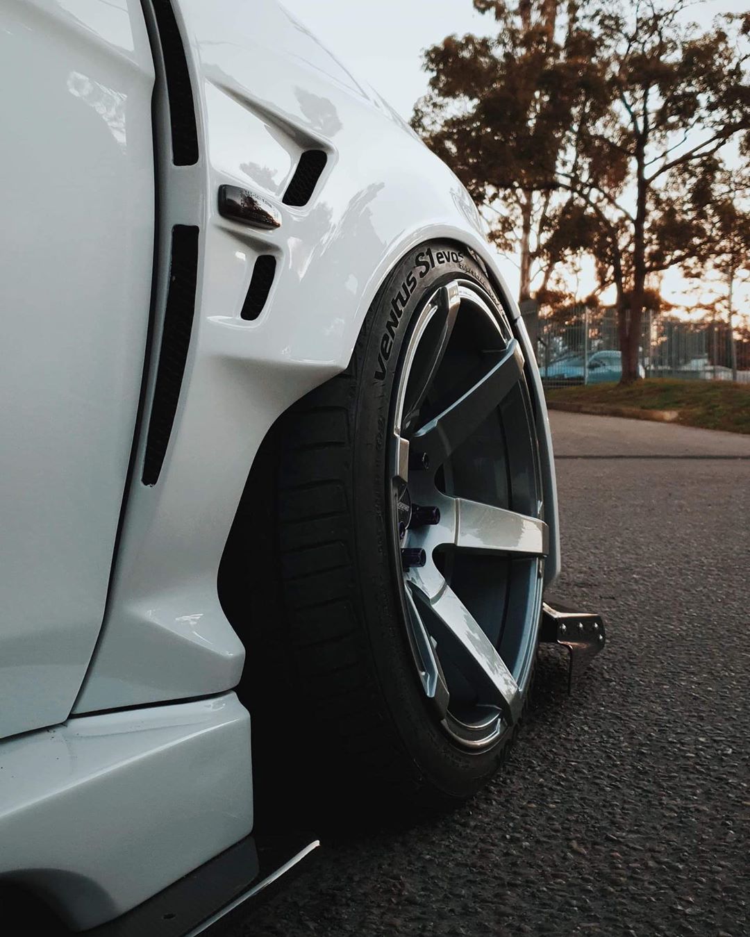 2008-2012 Mitsubishi Lancer Evolution X Vs Wide Body Version Front Fender +35Mm Accessories