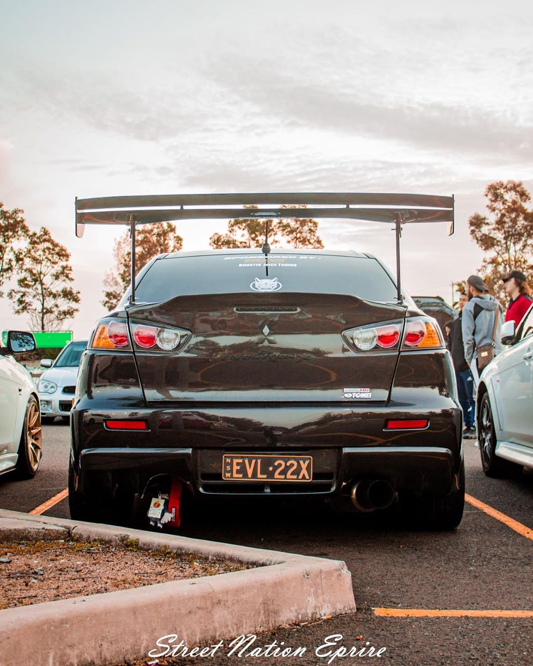 2008-2012 Mitsubishi Lancer Evolution X Vt Type5 Gt Wing 1600Mm (Alum Stand Option In 390/290Mm)