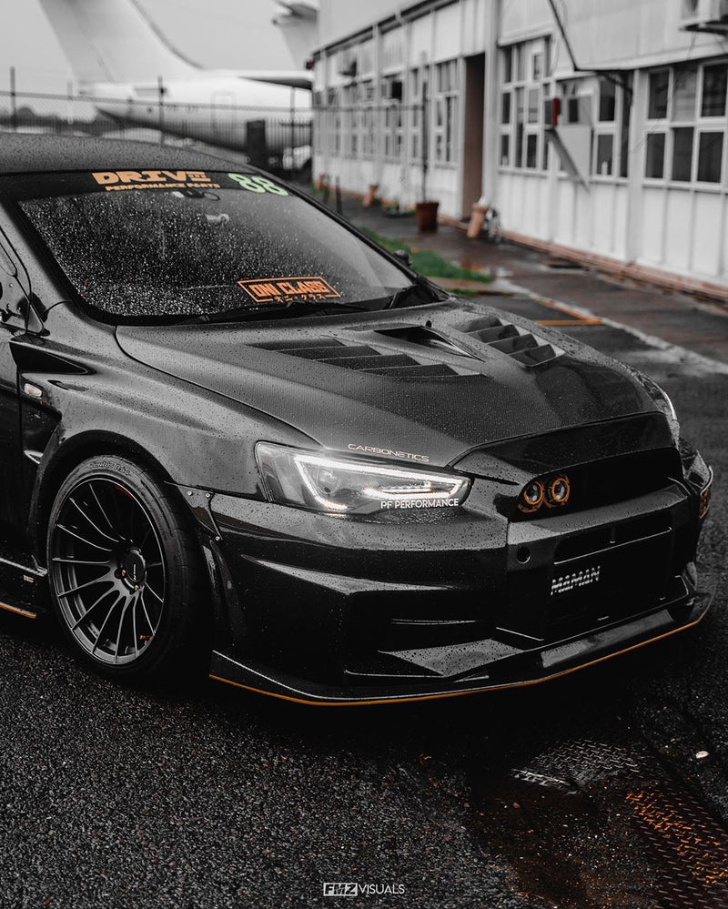 2008-2012 Mitsubishi Lancer Evolution Evo X Vs 17 Ver. Ultimate Front Bumper Accessories