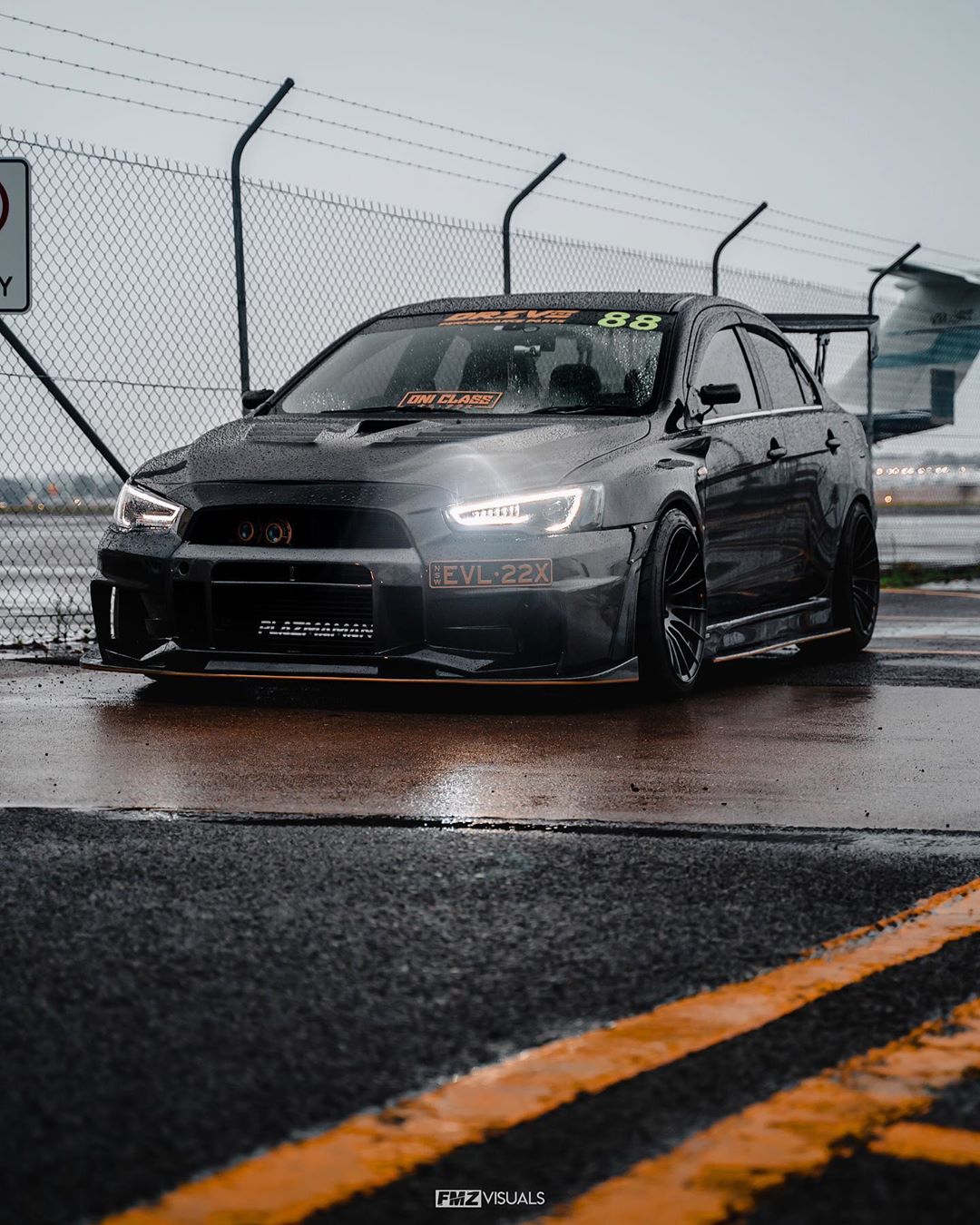 2008-2012 Mitsubishi Lancer Evolution Evo X Vs 17 Ver. Ultimate Front Bumper Accessories