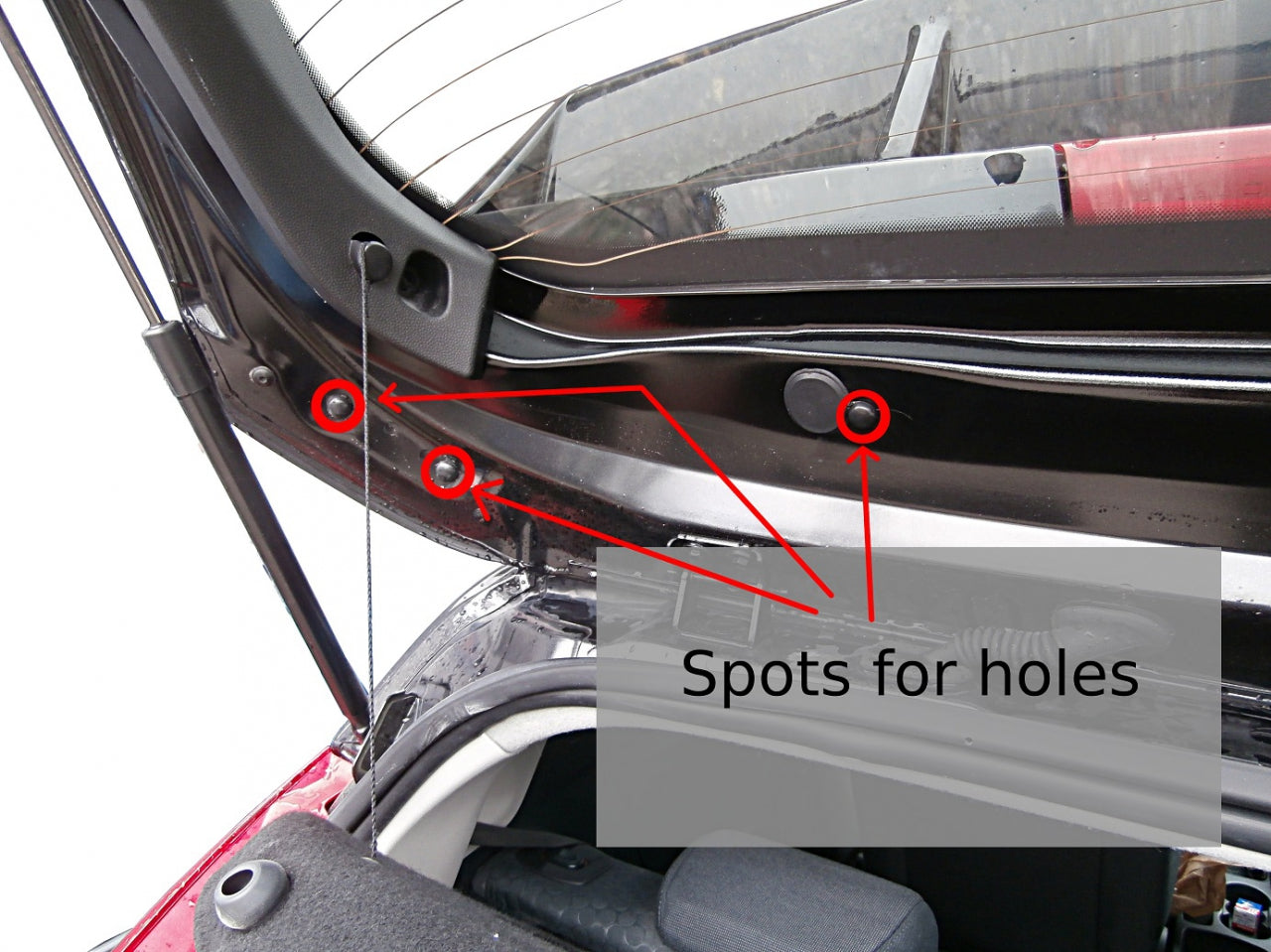 Maxton Design Roof Spoiler Ford Fiesta MK7 (Focus RS Look)