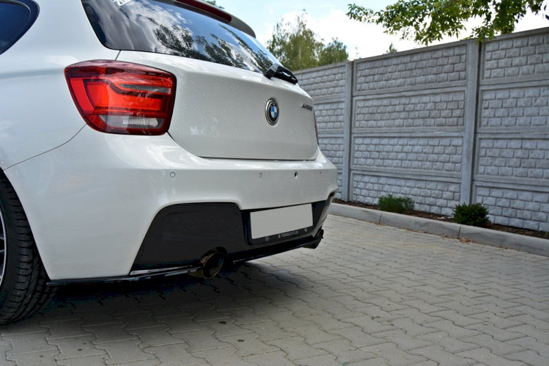 Central Rear Splitter Bmw 1 F20/f21 M-Power (Without Vertical Bars)