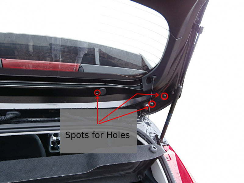 Maxton Design Roof Spoiler Ford Fiesta MK7 (Focus RS Look)