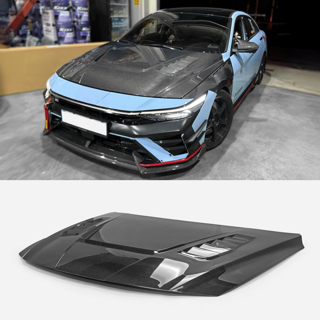 Carbon Hood for 23+ Hyundai I30 Sedan/ Elantra Facelift N Spec 2