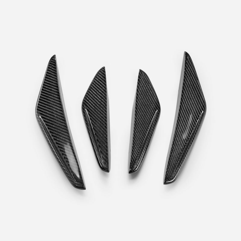 Lotus Evora Gt4 Type Front Bumper Canards 4Pcs