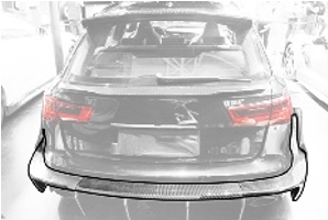 2015-2017 Audi Rs6 Dtm Replica Rear Bumper Accessories
