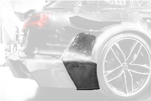 2015-2017 Audi Rs6 Dtm Replica Rear Bumper 2 Canards Accessories