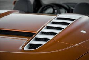 2008-2015 Audi R8 V8 V10 Spyder Oem Rear Engine Hood Vents Accessories