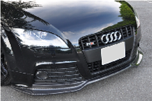 2007-2013 Audi Tts Mk2 Type 8J As Sport Style Front Lip Accessories